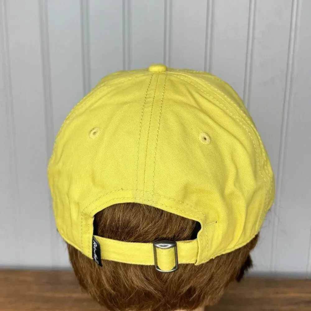 Rick And Morty Yellow Hat Cap Bioworld Casual Lightweight Comfort Athletic